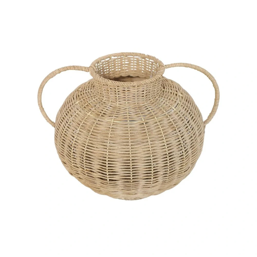 My Texas House Rattan Amphora Vase 8.86